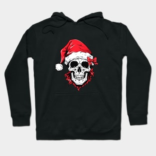 Christmas Celebration with a Skull Twist Hoodie